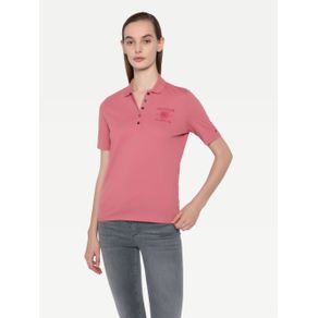 

Polo con rosa estampada de mujer Talla: L