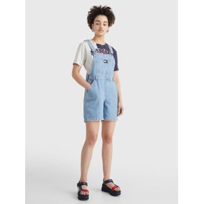 

OVEROL TOMMY JEANS DE DENIM CORTO CON CÁÑAMO DE MUJER Talla: XS