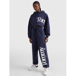 

Sudadera Tommy Jeans super cropped con gorra y logo para mujer Talla: L