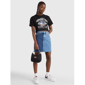 

PLAYERA TOMMY JEANS DE CORTE CROPPED PARA MUJER Talla: M