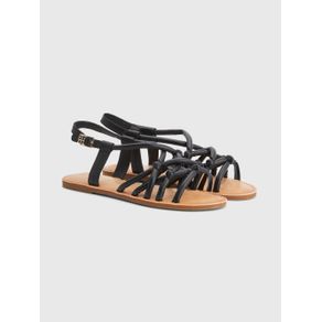 

SANDALIAS TOMMY HILIGER PLANAS DE TIRAS CON HEBILLA PARA MUJER Talla: 23.5