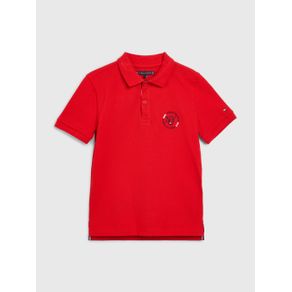 

Polo Tommy Hilfiger de algodón orgánico con logo bordado de niño Talla: 10