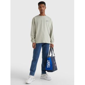 

PLAYERA TOMMY JEANS SIGNATURE DE MANGA LARGA CON LOGO DE HOMBRE Talla: L