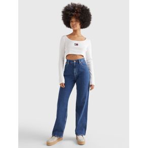 

Crop top Tommy Jeans de manga larga con parche de mujer Talla: L