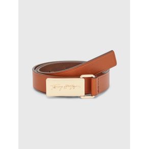 

Cinturón Tommy Hilfiger signature de piel con insignia de mujer Talla: 100