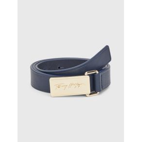 

Cinturón Tommy Hilfiger signature de piel con insignia de mujer Talla: 100