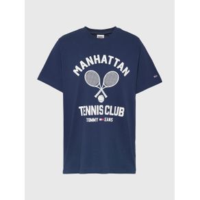 

Playera Tommy Jeans de punto con corte amplio y logo Talla: L
