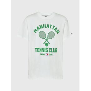 

Playera Tommy Jeans de punto con corte amplio y logo Talla: L