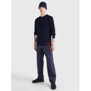 

Suéter Tommy Hilfiger de cuello redondo color block de hombre Talla: S