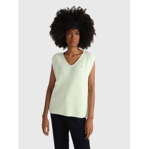 

CHALECO TOMMY HILFIGER DE ALGODÓN ORGÁNICO TEXTURIZADO DE MUJER TALLA: S