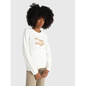 

SUÉTER TOMMY HILFIGER DE CORTE REGULAR CON LOGO ONDULANTE DE MUJER TALLA: XL
