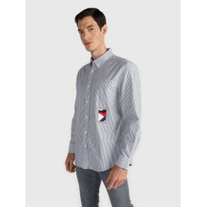 

CAMISA TOMMY HILFIGER CON LOGO BORDADO DE HOMBRE Talla: XS