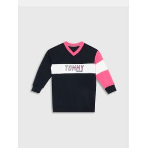 

VESTIDO TOMMY HILFIGER CON LOGO BORDADO DE NIÑA Talla: 12