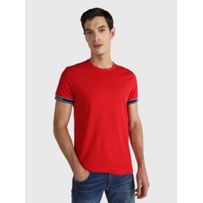 

PLAYERA TOMMY HILFIGER CON LOGO EN MANGAS DE HOMBRE Talla: L