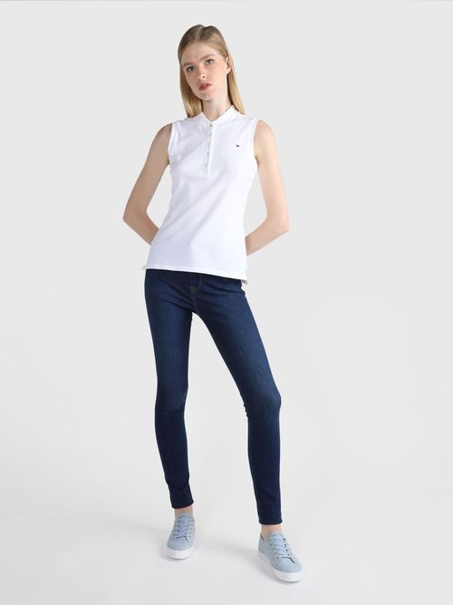 POLO-TOMMY-HILFIGER-CON-LOGO-BORDADO-DE-MUJER-TOMMY-HILFIGER