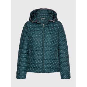 

CHAMARRA TOMMY HILFIGER LIGERA DE PLUMÓN ESTAMPADA DE MUJER Talla: M