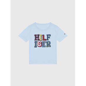 

Playera Tommy Hilfiger Adaptive Con Logo Texturizado De Niño Talla: L