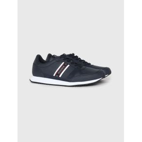 

TENIS TOMMY HILFIGER CON LOGO EN FRANJA LATERAL DE HOMBRE Talla: 25