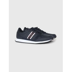 

TENIS TOMMY HILFIGER CON LOGO EN FRANJA LATERAL DE HOMBRE Talla: 26