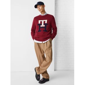 

Suéter Monogram De Cuello Redondo De Hombre Talla: M