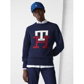 

Suéter De Cuello Redondo Monogram Talla: S