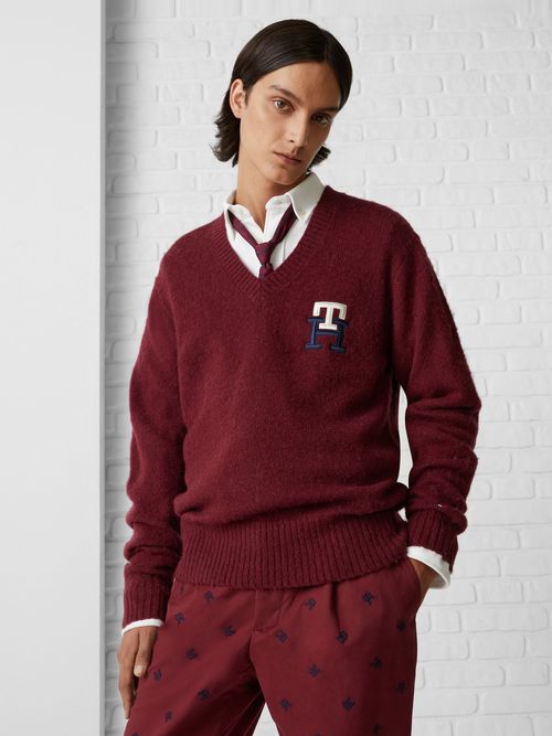 SUETER-DE-LANA-TOMMY-HILFIGER-MONOGRAM