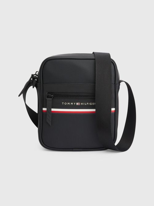 Black One Size Tommy Hilfiger TH Metro Bolso para Hombre 