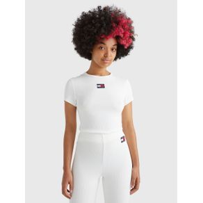 

PLAYERA TOMMY JEANS CROPPED CON PARCHE DE MUJER Talla: XL