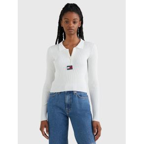 

Suéter De Media Cremallera Con Parche De Mujer Talla: XL