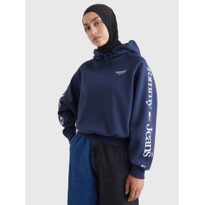 

Sudadera Con Capucha Y Logos En Fuente Serif De Mujer Talla: L
