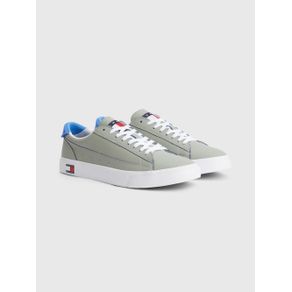 

TENIS TOMMY JEANS DE PIEL Y ESTILO UNIVERSITARIO DE HOMBRE Talla: 27.5