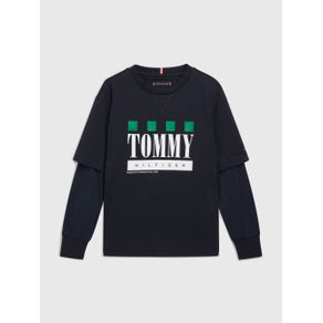 

Playera Con Manga Doble De Niño Talla: 12