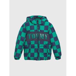 

Chamarra Acolchada Con Diseño De Damero De Niño Talla: 10