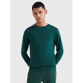 

Suéter De Algodón Con Cinta Distintiva De Hombre Talla: L