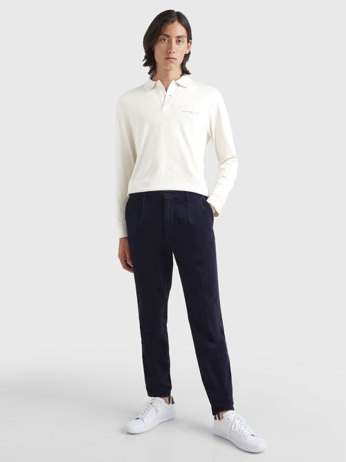 POLO-TOMMY-HILFIGER-DE-ALGODON-ORGANICO-CON-MANGA-LARGA-DE-HOMBRE-TOMMY-HILFIGER