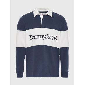 

PLAYERA DE RUGBY COLOR BLOCK AMPLIA TOMMY JEANS DE HOMBRE Talla: M