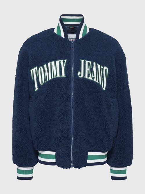 CHAMARRA-DE-BEISBOL-EN-TEJIDO-DE-PELUCHE-TOMMY-JEANS-DE-MUJER-TOMMY-HILFIGER