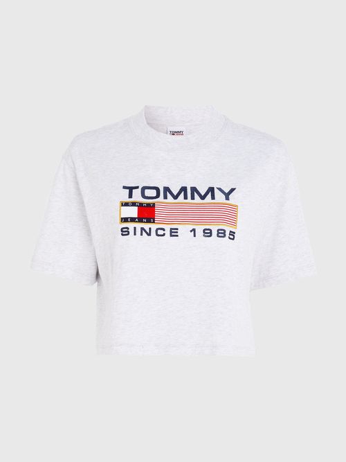 Playera Tommy Jeans Modern Cropped Oversize De Mujer | Tommy Hilfiger - en Línea