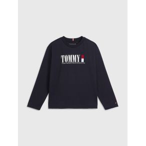 

PLAYERA DE MANGA LARGA CON ESTAMPADO GRÁFICO TOMMY HILFIGER DE NIÑO Talla: 12