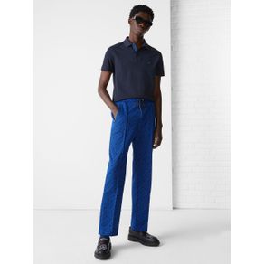 

Polo De Corte Slim Con Tapeta Distintiva Monogram Talla: M