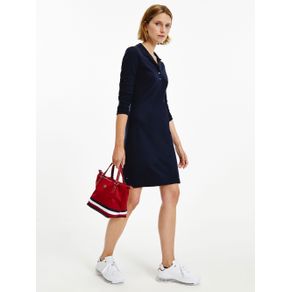 

VESTIDO TIPO POLO DE CORTE SLIM TOMMY HILFIGER DE MUJER Talla: L