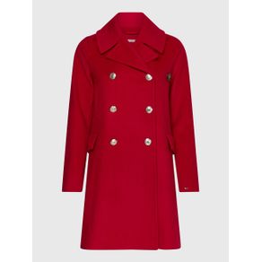 

Chamarra Larga Con Botonadura Doble De Mujer Talla: 32