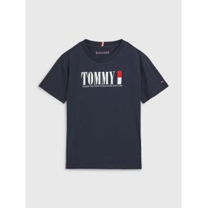 

Playera De Algodón Orgánico Con Logo De Niño Talla: 12