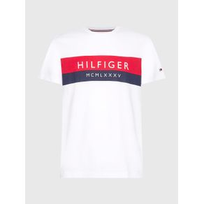 

Playera De Corte Slim Con Diseño Color Block Tommy Hilfiger De Hombre Talla: L