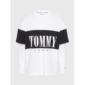 

Playera De Manga Larga Estilo Skater Tommy Jeans De Hombre Talla: L