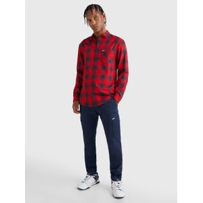 

Camisa De Franela Con Estampado De Cuadros De Hombre Talla: L