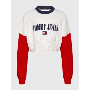 

Suéter Amplio De Corte Cropped Tommy Jeans De Mujer Talla: XL