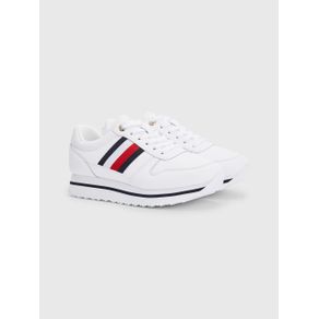 

Tenis Signature De Running Con Cinta Tommy Hilfiger De Mujer Talla: 26