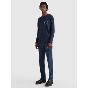 

PLAYERA DE CORTE SLIM Y MANGA LARGA CON LOGO TOMMY HILFIGER DE HOMBRE Talla: M