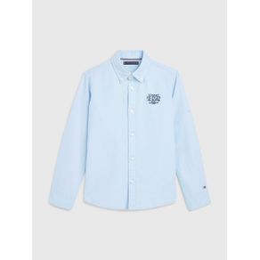 

Camisa Oxford Con Logo De Niño Talla: 6
